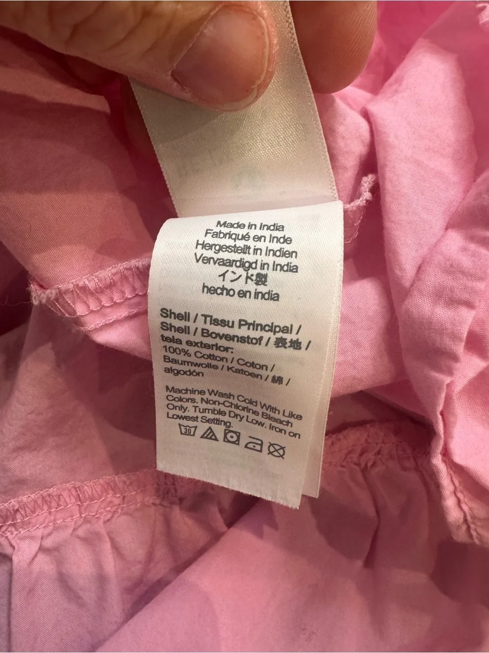 Crewcuts Pink Puff-Sleeve Ruffle Dress JH1044